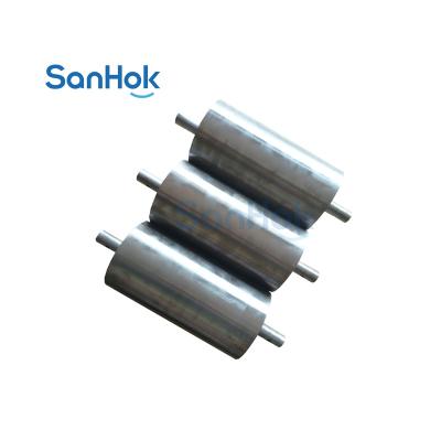 China Low Noise Driven Conveyor Roller Made With SUS 201 Or SUS 304 Tube With Steel Shaft Made By Sanhok for sale