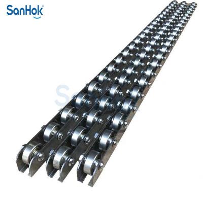 China SK-W36SUS Hotels Heavy Duty SUS Roller Rail For Case And Carton Flow Rack for sale