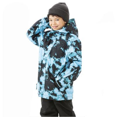 China Focus Sketch Breathable High Quality Quilting Design Boys And Girls Waterproof And Warm Ski Jacket OEM for sale