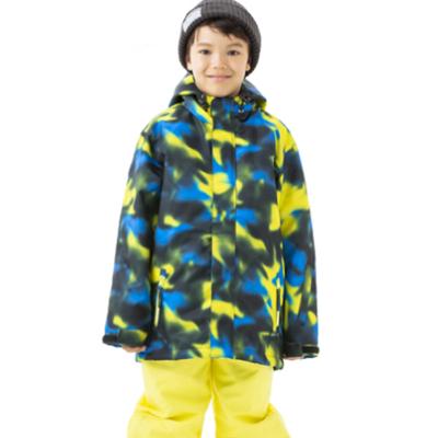 China OEM High Quality Waterproof Warm Outdoor Stitching Breathable Camouflage Leisure Boys And Girls Ski Suits for sale