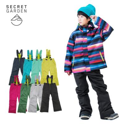 China Hot Selling Winter Children's Breathable Bib Ski Pants Waterproof, Windproof And Warm Snow Pants OEM for sale