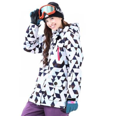 China OEM Leisure Skiing Raincoat Breathable Waterproof Hooded Ski Suit Women's Outdoor Warm Snow Suit for sale