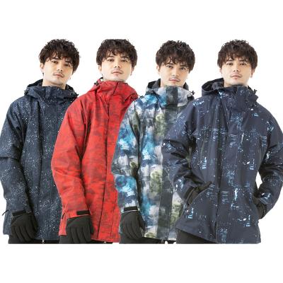 China Waterproof Breathable Men's Ski Jacket Windproof Outdoor Sports Warm Breathable Ski Suit OEM for sale