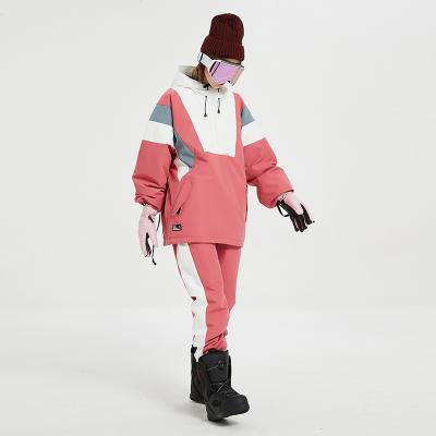 China OEM Logo Snow Ski Wear Fashion Ski Suit Breathable Custom Women Down Ski Jacket for sale