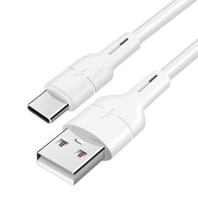 China Fast Charging Speed ​​/ And Fast Data Trasfer Instock PVC Round Flat Tablet Mobile Phone Charging Type C Data USB Cable for sale