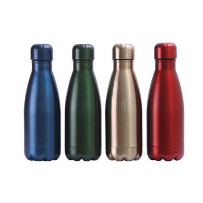 China Outdoor Sports 304 Stainless Steel OEM Cola Cold Water Bottle Wholesale Single Layer Lightweight Thermos Cup for sale