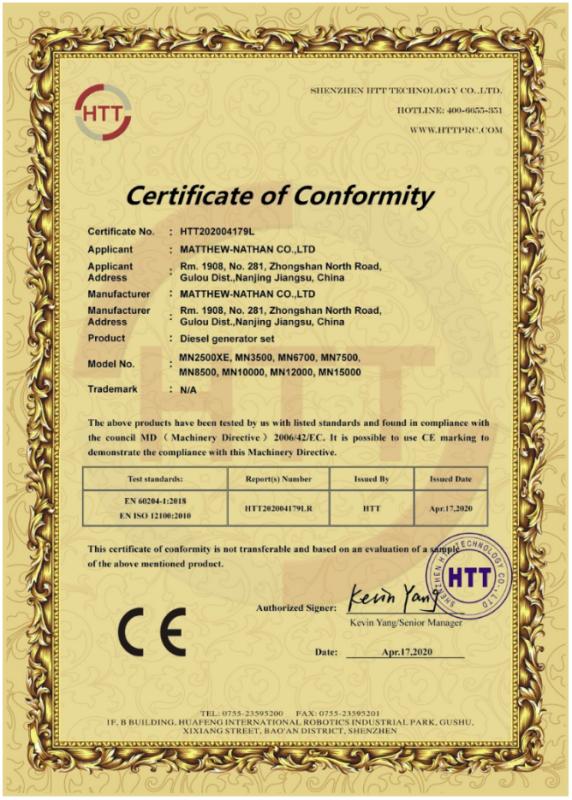 CE - Matthew-Nathan Co., Ltd.