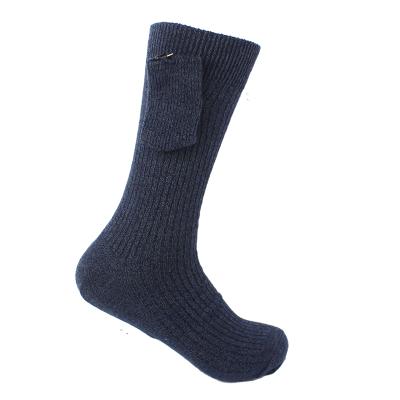 China Sporty Hot Selling Heavy Thermal Socks Cold Weather Crew Heated Socks For Man for sale