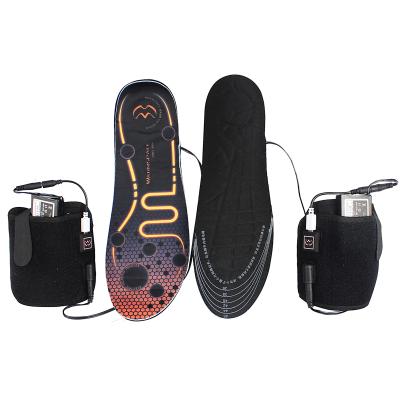 China WARMSPACE electric heated insoles with rechargeable lithium battery intelligent temperature regulation to keep warm in the winter WS-SE338LB for sale