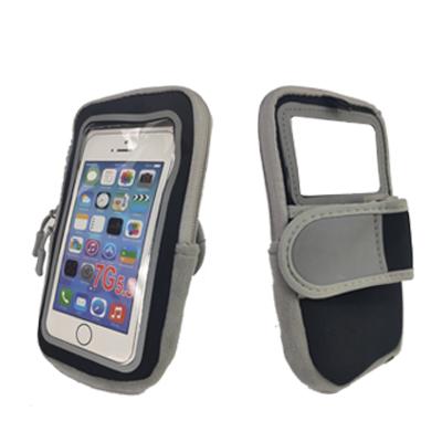 China 150*80mm Unisex Sport Armband Neoprene Outdoor Waterproof Mobile Phone Armband For Running for sale