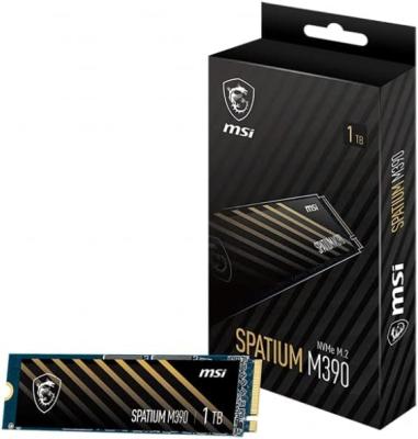 China Internal SSD MSI SPATIUM M390 NVMe M.2 250GB 500GB 1TB PCIe Gen3 Gaming SSD Up To 3300MB/s 3D NAND Up To 1200 TBW Hard Drives for sale