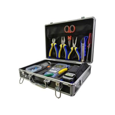 China Cold Special 16-Piece Kit Fiber Optic Equipment FTTH Network Fiber Termination Kit FTTH Splice Kit FTTH Toolkit FTTX for sale