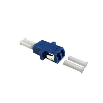 China FTTH FTTA FTTX fiber optic adapter LC-LC UPC/APC single mode plastic duplex fiber optic coupler for sale