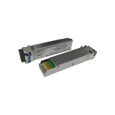 China FTTH SFP Module Single Mode Single Mode Fiber DDM 3/10/20/40/60/80/100/120KM Fiber Transceiver Module 1310nm 1550nm 1.25G for sale