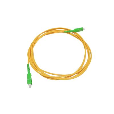 China FTTX SC/UPC SC/APC Fiber Optic Patch Cord Singlemode Simplex Fiber Optic Patch Cord Ftth Fiber Optic Patch Cord for sale