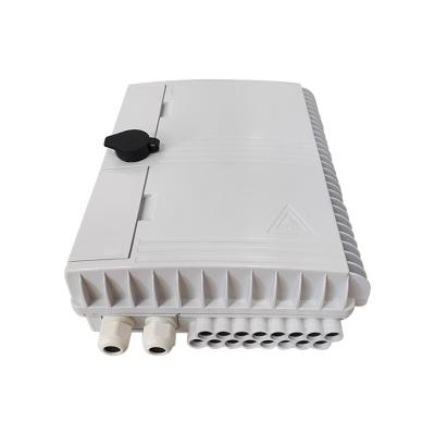 China High Quality Outdoor Waterproof 1/16 Fiber Splitter Box 16 Core FTTH FTTH Fiber Access Box Fiber Distribution Box UPC/APC Adapters for sale