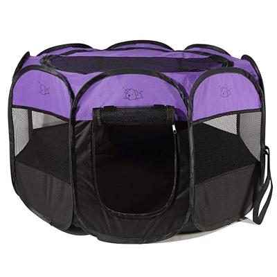 China Breathable Jump Up Dog Cat Puppies Portable Foldable Durable Paw Kennel Tent Pet Playpen Carrier for sale