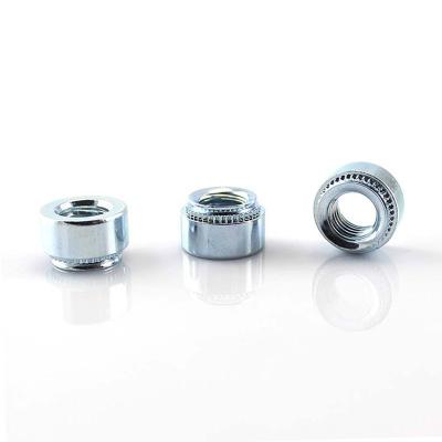 China Heavy Industry Self Tuck Nuts Threaded Hole Nuts Press Nut Stainless Steel Knurled Threaded for sale