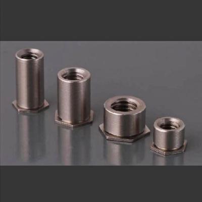 China Heavy industry specializing in the production of fastener hole pressure rivet nut 3/4/5/6/8/10/12 column stud hexagon head for sale