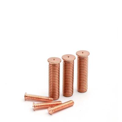 China Stainless Steel Cd Iso13918 Stainless Steel Copper Clad Flanged Capacitance Discharge Spot Welding Fully Threaded Studs Screw for sale