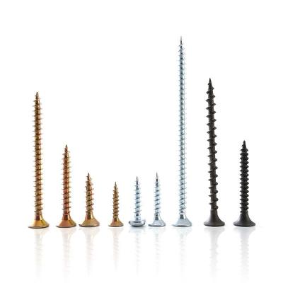 China Stainless Steel Drywall Screw Factory Flat Head Gypsum Drywall Screws Self Tapping Black Phosphated for sale