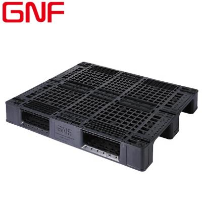 China 1 Ton GNF 1200x1000 Heavy Duty Durable Single Face HDPE Single Faced Plastic Pallet for sale