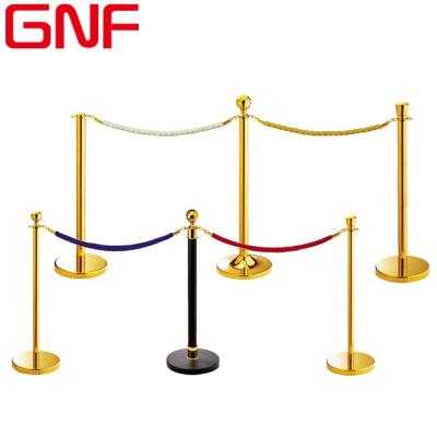 China Hospital GNF Stainless Steel Rack Queue Barrier Mail Rack Base Belt Indoor Fence Retractable Bracket for sale