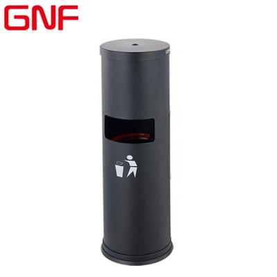 China GNF Sustainable Hospital Wipers Dispenser Station School Stainless Steel Floor Wet POS Trash Can for sale