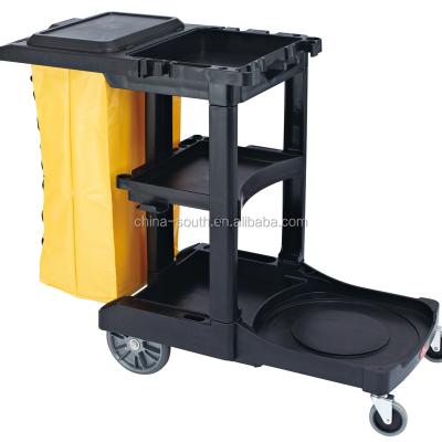 China GNF Eco - Friendly Cleaning Cart / Utility Cleaning Cart for sale