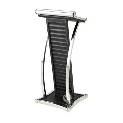 China GNF Modern Modern Mirror Polished Stainless Steel Church Podium With Leather for sale