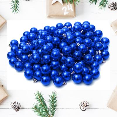 China TKYGU Newest European Style 144pcs Customized Commercial Outdoor Christmas Tree Decoration Christmas Baubles Hanging Ball for sale