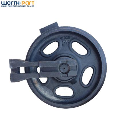 China Construction Material Stores VIO55 VIO35 Front Idler, Excavator Track Roller VIO35 VIO35-5A, VIO45-2 for sale