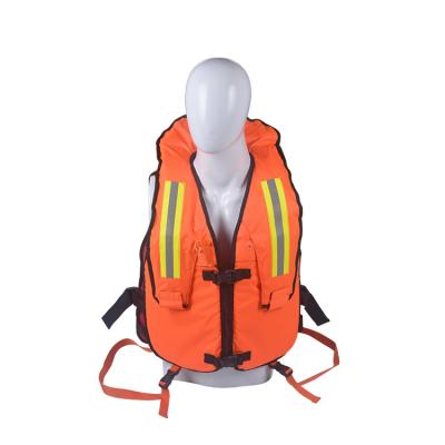 China Newest Design Polyester Fabrics Rescue Rescue Inflatable Adult Swim Vest for sale