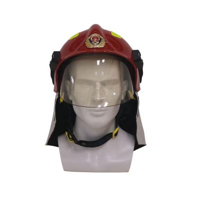 China Personal Protective Equipment Safety Structural Fire Helmet For Firefighter for sale