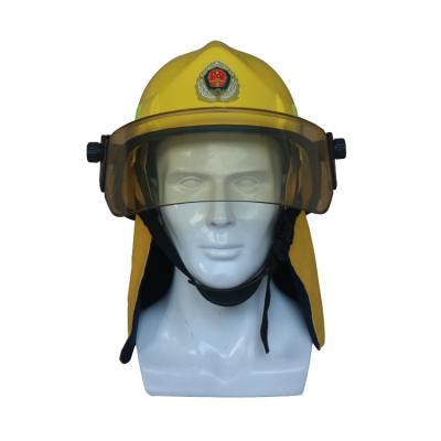 China Personal Protective Equipment Safety CE Fire Helmet With Visor From China Factory for sale