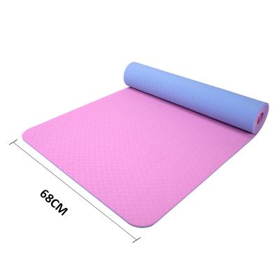 China Fitness Luxury Eco-Friendly Color Printing Pilates Yoga Mat Non-Slip Hot Selling Organic Recycling Yoga Mat for sale