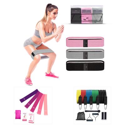 China Custom Logo Printed Yoga Gym Exercise Home Fitness For Legs Glutes Booty Hip Cloth Resistance Bands for sale