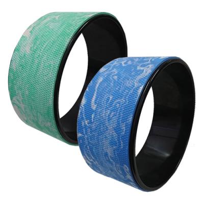 China OEM Eco-friendly Tape All Yoga Wheel Set Yoga Wheel 15 Inch 3 Size Custom Yoga Wheel for sale