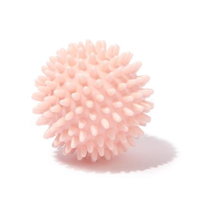 China Eco-Friendly Lightweight Logo Massage Ball Spiky Massage Exercise Massage Ball Light Weight Ball for sale