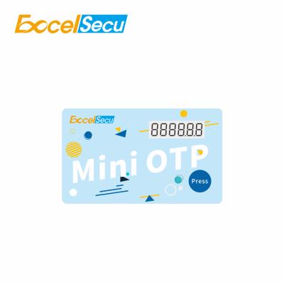 China Waterproof/Waterproof Mini Smart Card One Time Password OTP Display Card e Mark for sale