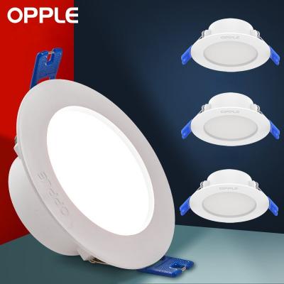 China OPPLE 110V-220V LED Downlight Spot Light 4W 6W 9W 12W 18W 22W Free Energy Saving Ceiling Lamp Modern Blinking Lamp 3000K 4000K 5700K 6500K for sale