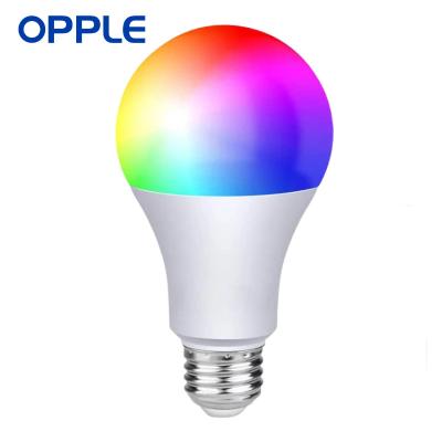 China OPPLE RGB Universal LED Bulb 120V E26 17W Lamp 1600Lm Bluetooth Voice Control Dimmable Alexa Google Siri Lights for sale