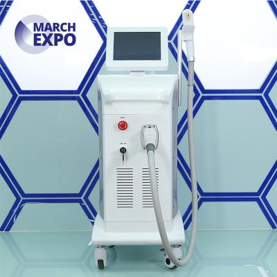 China painless, permanent Triple wave diode laser hair removal machine for sale