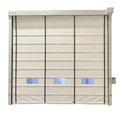 China Suzhou Industrial High Speed ​​Stacking Door Wholesale Folding PVC High Speed ​​Door For Logistics Channel for sale