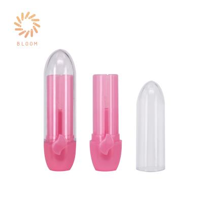 China Cute Trendy Unique Kid Lift Up Mini Oval Lip Balm Tube for sale