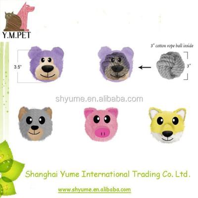 China Sustainable Rope Stuffed Dog Toys for sale