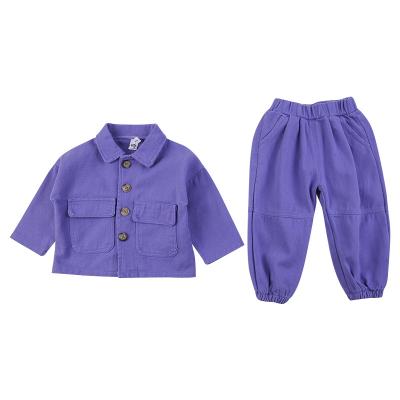 China Autumn Casual Clothes Sets Fashionable Korean Style Children's Autumn Girls' Machining Two-piece Suit for sale