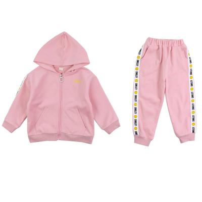 China Girls Casual Suits Autumn Baby Sports Two Piece Suit Hoodie and Sweatpants Cute Suits for sale