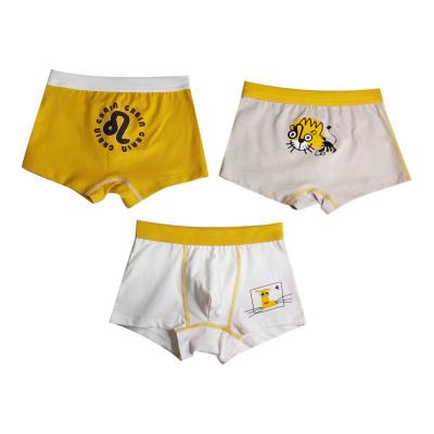 China High Quality Breathable Cute Boy Underwear Cartoon Boxer Briefs Boys Underwear Boys Boneless Wear for sale