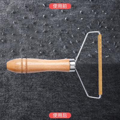 China Amazon Best Selling Indoor Wood Handle Portable Uproot Wood Fiber Roller Wood Fiber Remover For Pet Cloth for sale